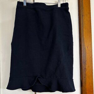 Ann Taylor Navy Pencil Tulip Skirt, Size 6
